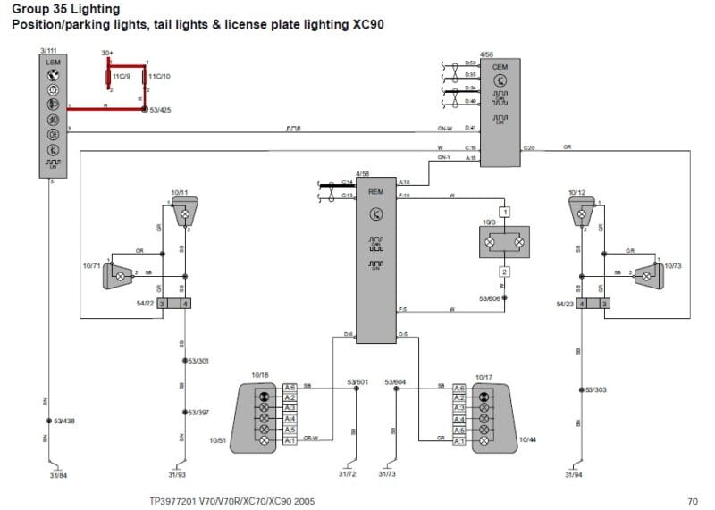 MANUAL DE SERVIÇO - VOLVO 1994-2005 (Diagrama Elétrico) - Image 3