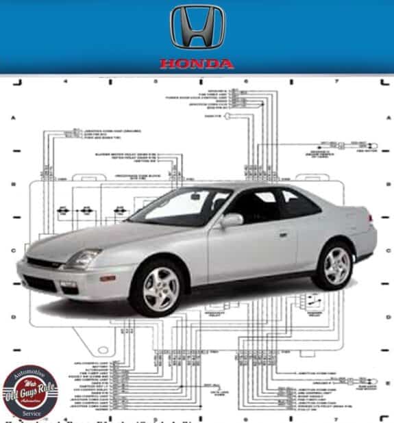 MANUAL DE SERVIÇO Honda Prelude 1993 (WIRING DIAGRAM) WEB AUTOMOTIVO