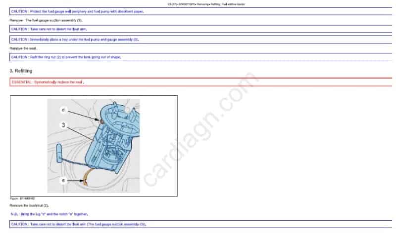 MANUAL DE SERVIÇO - Citroen C5 (RD/TD) 2007-2017 - Image 5