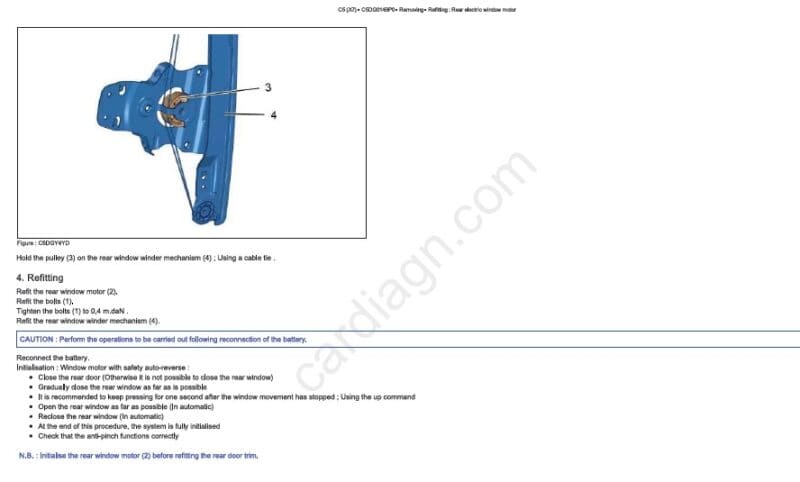 MANUAL DE SERVIÇO - Citroen C5 (RD/TD) 2007-2017 - Image 10
