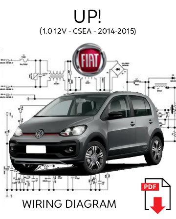 DIAGRAMA ELÉTRICO - VW Up! 1.0 12V (CSEA) 2014-2015