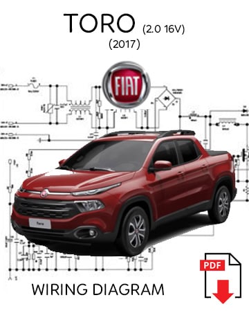 DIAGRAMA ELÉTRICO - Fiat Toro 2.0 16V Diesel Manual 4x4 (2017)