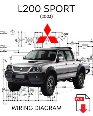 DIAGRAMA ELÉTRICO - Mitsubishi L200 Sport 2003