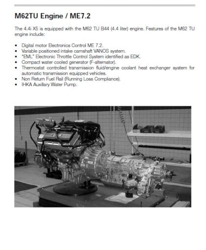 BMW X5 4.4i (M62TU ME7.2) – Ignition System Repair Instructions