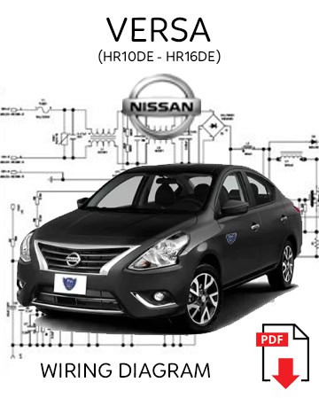 DIAGRAMA ELÉTRICO - Nissan Versa (HR10DE - HR16DE)