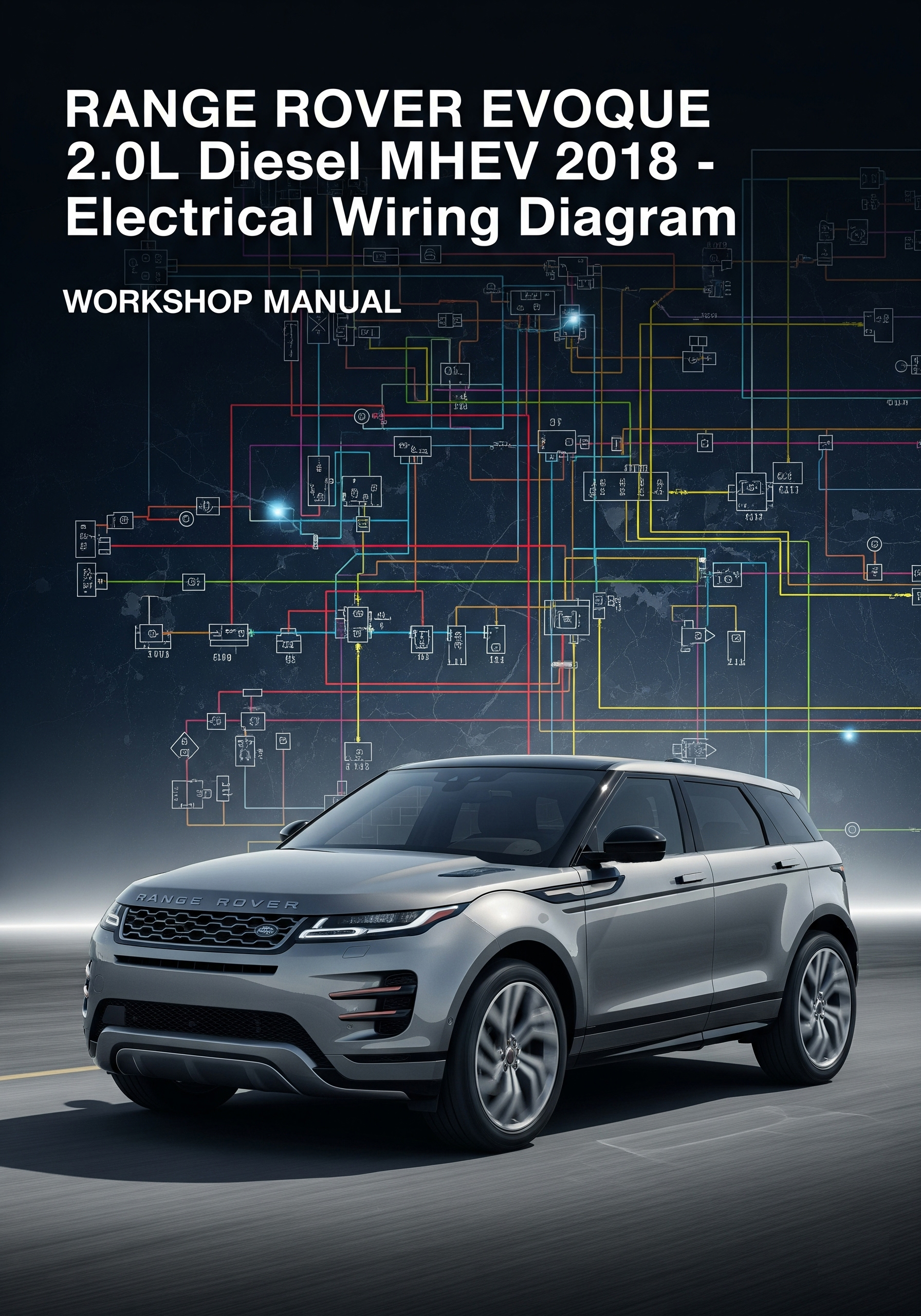 DIAGRAMA ELÉTRICO - Range Rover Evoque 2.0L i4 Diesel MHEV 2018 Electrical Wiring Diagram (L551)