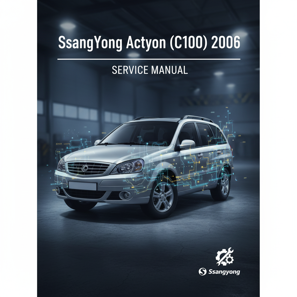 MANUAL DE SERVIÇO - SsangYong Actyon (C100) 2006