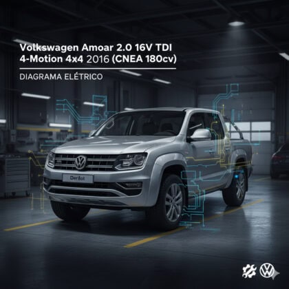 DIAGRAMA ELÉTRICO - Volkswagen Amarok 2.0 16V TDI 4-Motion 4x4 2016  (CNEA 180cv) 2016