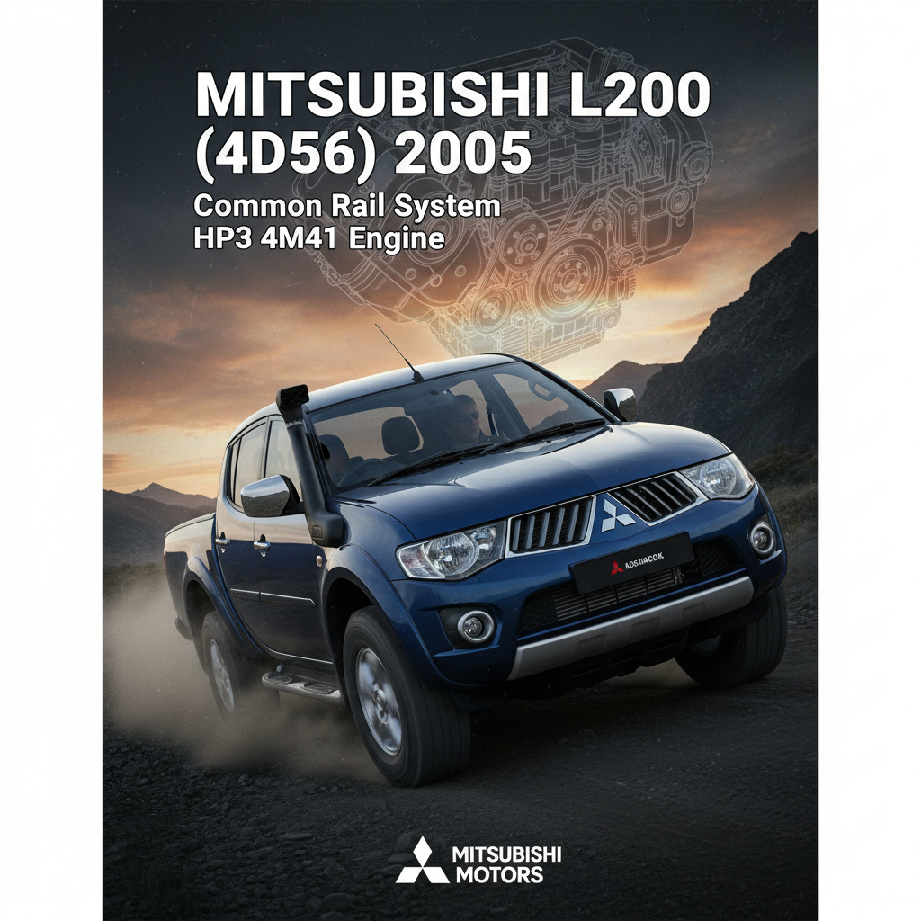 MANUAL DE SERVIÇO - MITSUBISHI L200 (4D56) 2005 - Common Rail System HP3 4M41 Engine