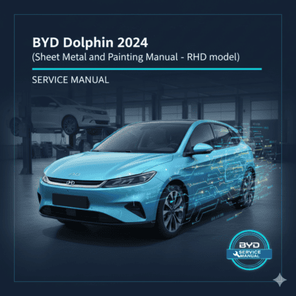 MANUAL DE SERVIÇO - BYD Dolphin 2024 (Sheet Metal and Painting Manual - RHD model)