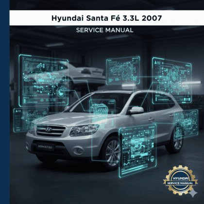 MANUAL DE SERVIÇO - Hyundai Santa Fé 3.3L 2007