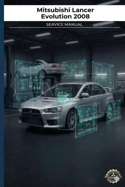 MANUAL DE SERVIÇO - Mitsubishi Lancer Evolution 2008