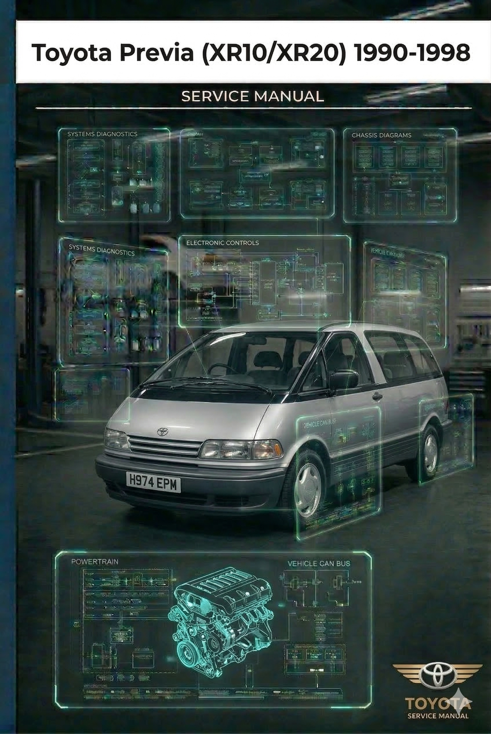 MANUAL DE SERVIÇO - Toyota Previa (XR10/XR20) 1990-1998