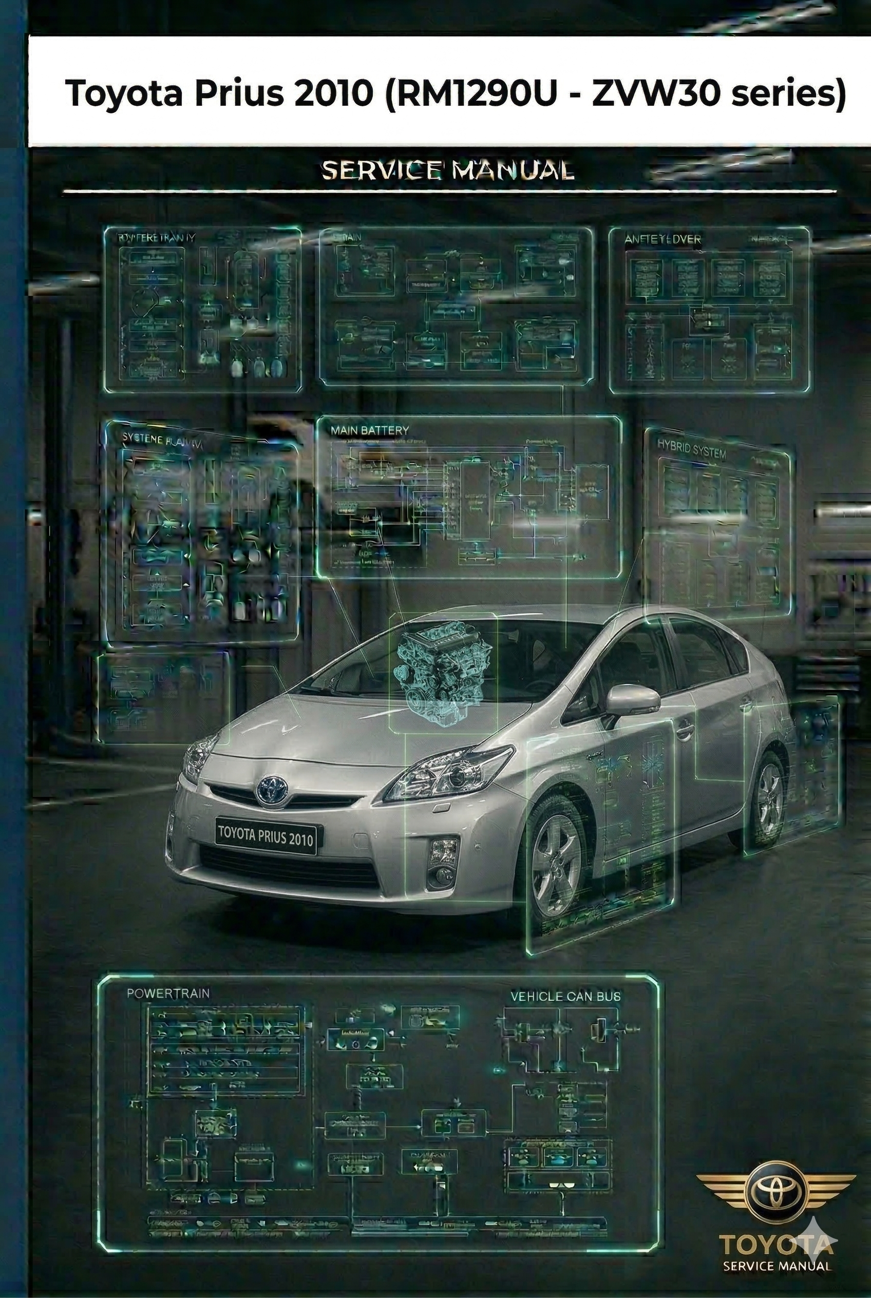 MANUAL DE SERVIÇO - Toyota Prius 2010 (RM1290U - ZVW30 series)