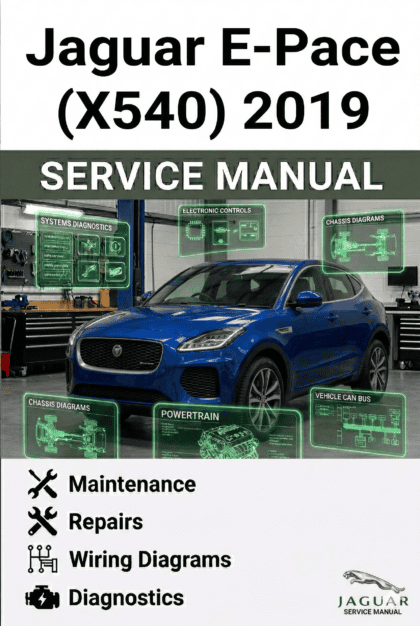MANUAL DE SERVIÇO - Jaguar E-Pace (X540) 2019 2.0L Diesel & 2.0L Gasoline