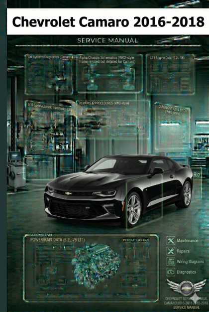 MANUAL DE SERVIÇO - Chevrolet Camaro 2016-2018