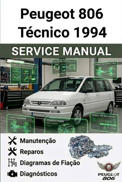 MANUAL DE SERVIÇO - Peugeot 806 Manual Técnico 1994
