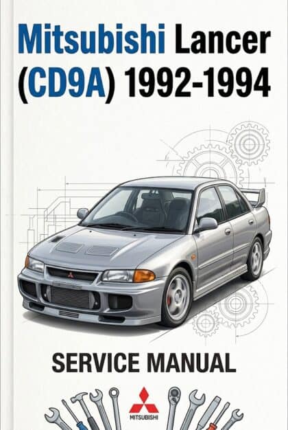 MANUAL DE SERVIÇO - Mitsubishi Lancer (CD9A) 1992-1994