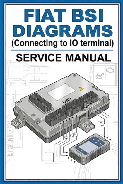 DIAGRAMA ELÉTRICO - FIAT BSI DIAGRAMS (Connecting to IO terminal)