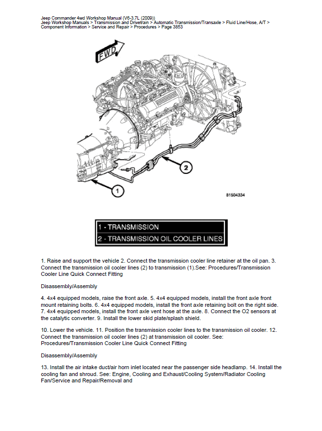 MANUAL DE SERVIÇO - Jeep Commander 4WD V6-3.7L (2009) - Imagem 3