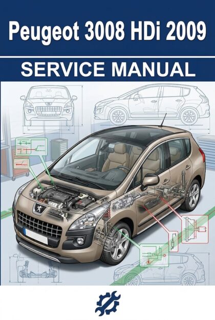MANUAL DE SERVIÇO - Peugeot 3008 HDi 2009