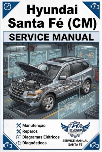 MANUAL DE SERVIÇO - Hyundai Santa Fé (CM) 2.7L V6 2008