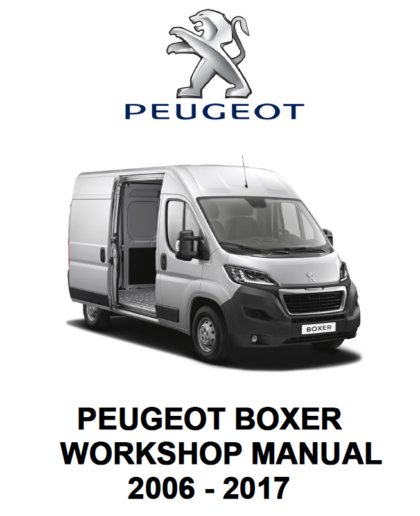 MANUAL DE SERVIÇO - PEUGEOT BOXER 2006-2017
