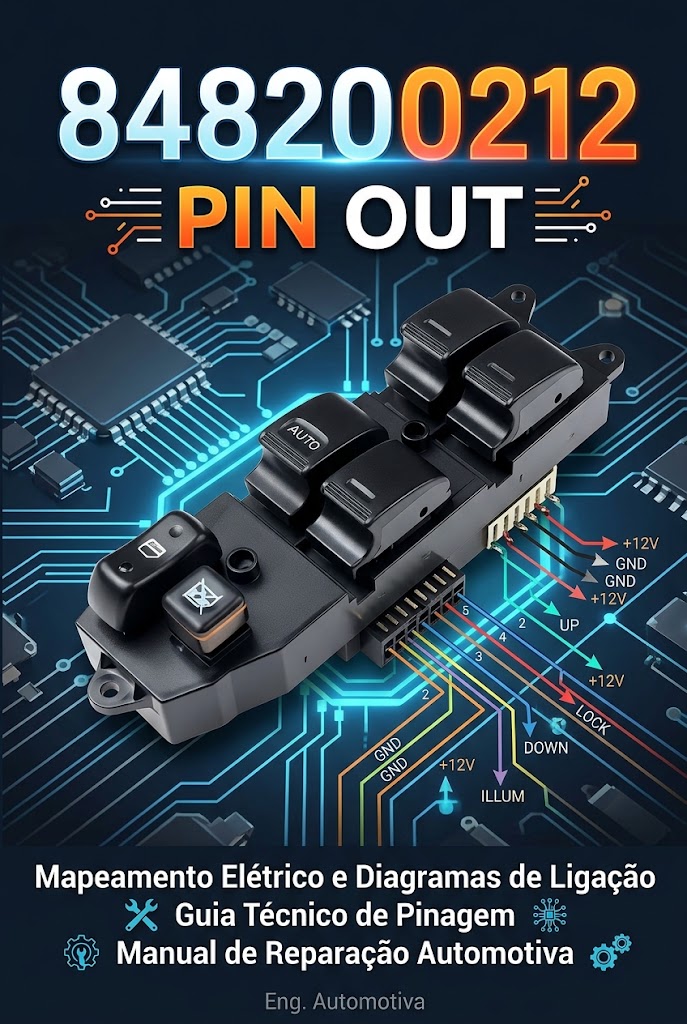 PINOUT – VIDRO ELÉTRICO - 848200212