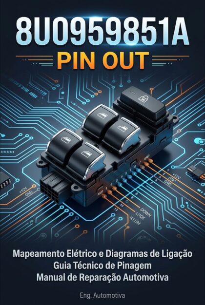 PINOUT – VIDRO ELÉTRICO - 8U0959851A